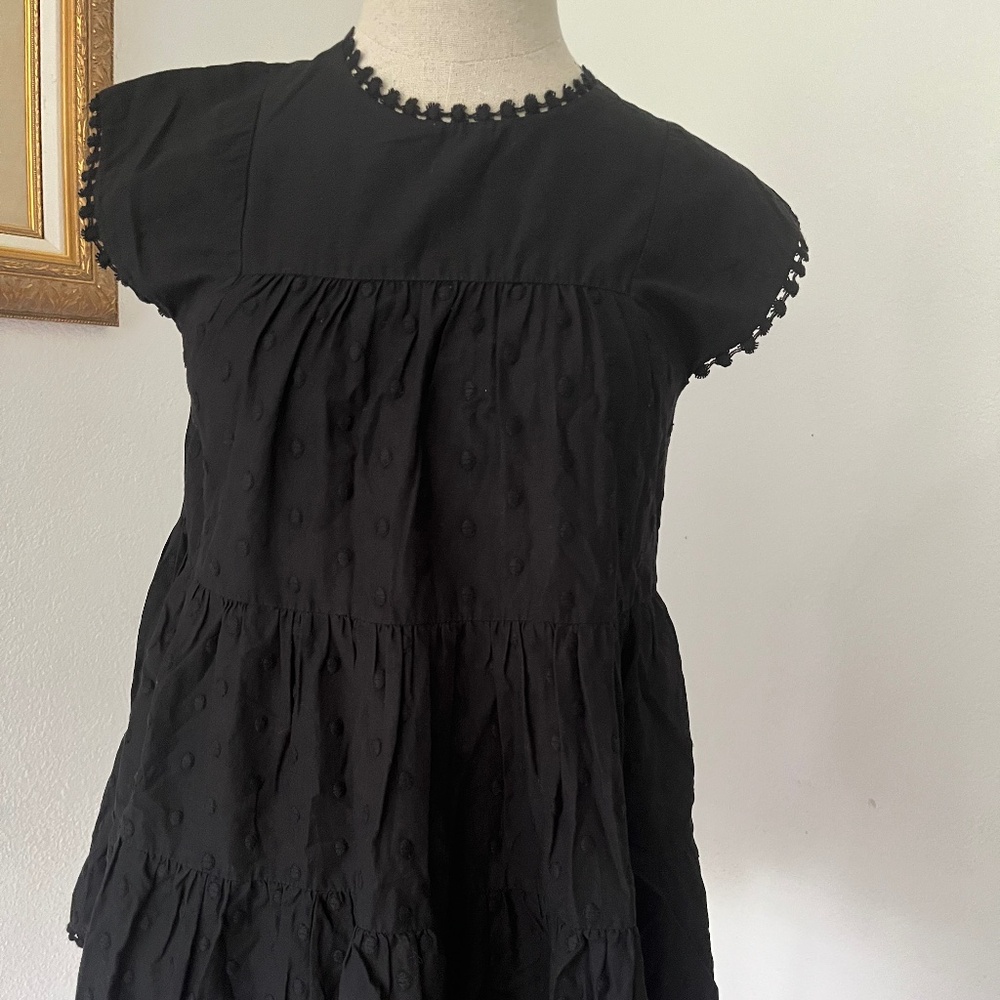 Coquette black blouse